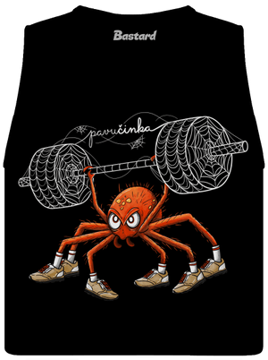 Pavučinka dámské tílko volné Black