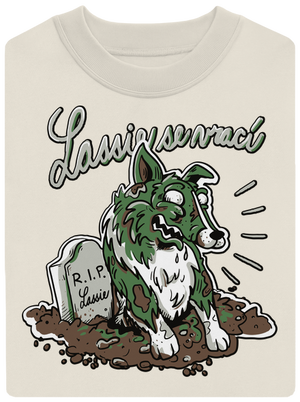 Lassie se vrací unisex mikina bez kapuce Off White