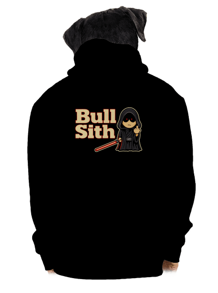 Bull sith pánská mikina na zip Black