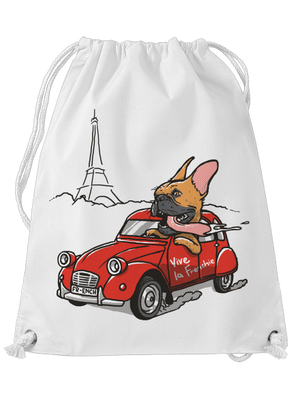 Francouzský buldoček vak White