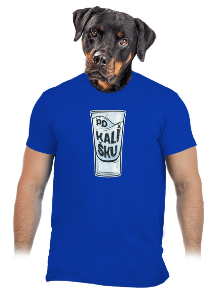 Po kalíšku pánské tričko Royal Blue