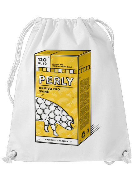 Perly sviním vak White