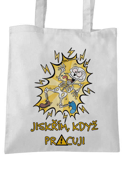 Jiskřím taška White