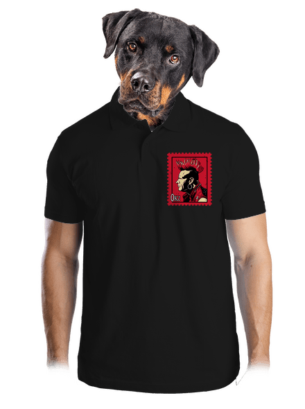 Známka punku pánská polokošile Black