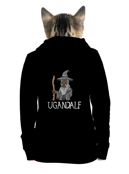 Ugandalf dámská mikina na zip Black