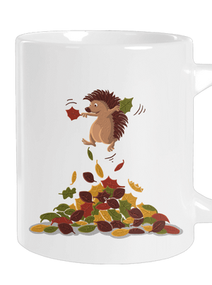 Radost z listí velký hrnek White