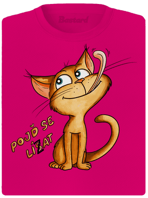 Pojď se lísat dámské sportovní tričko Neon Pink