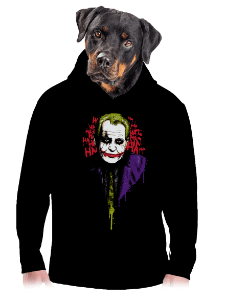 Zeman Joker pánská mikina klokanka Black