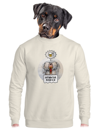 unisex mikina bez kapuce