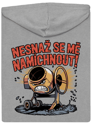 Míchačka pánská mikina na zip Light Melange