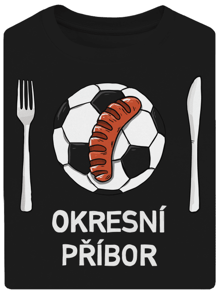 Okresní příbor unisex tričko oversized Black