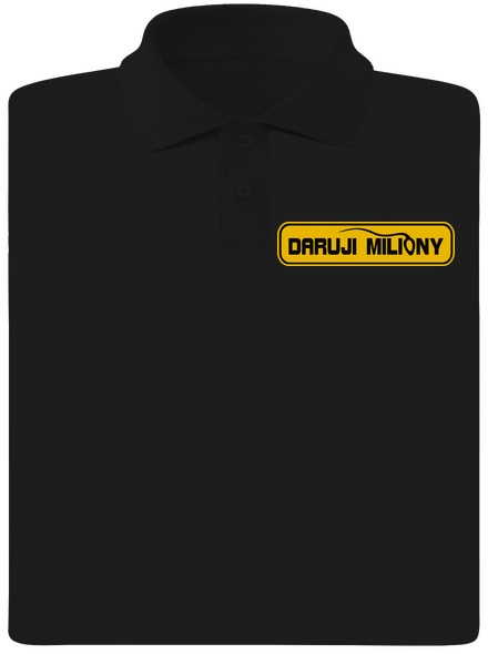 Miliony pánská polokošile Black
