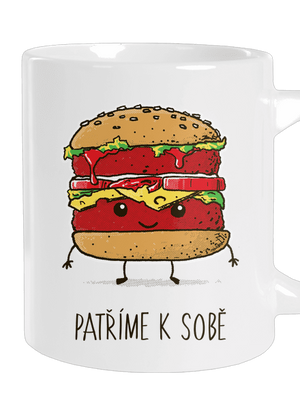 Patříme k sobě velký hrnek White