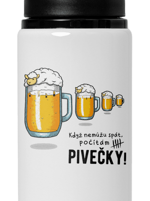 Pivečka lahev na vodu White