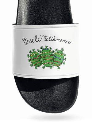 Veselé Velikoronoce pantofle White