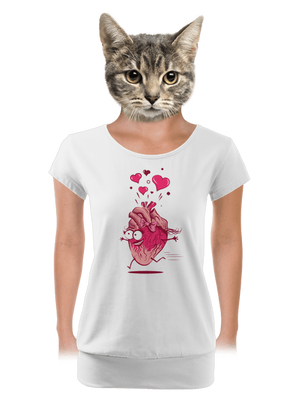 dámské tričko s lemem