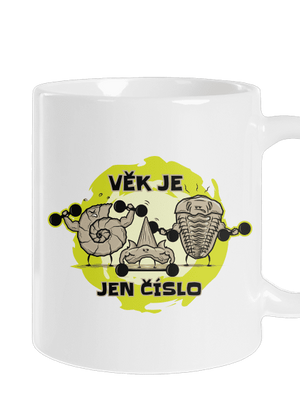 Věk je jen číslo klasický hrnek White