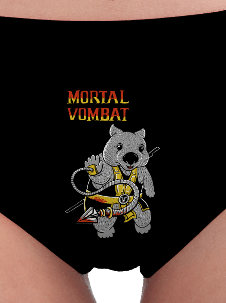 Mortal Vombat dámské kalhotky Black