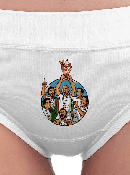 Pohár dámské kalhotky White
