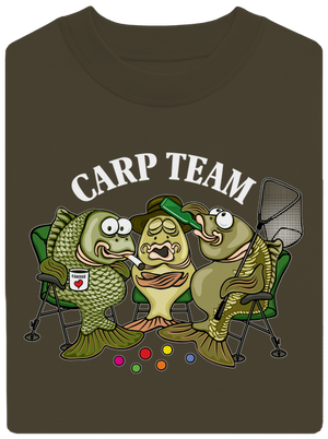 Carp Team unisex mikina bez kapuce Urban Khaki