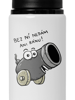 Dělo a koule lahev na vodu White