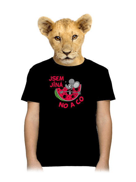 Jsem jiná dětské tričko Black