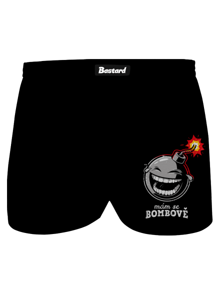 Mám se bombově pánské trenky Black
