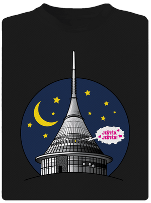 Ještěd pánské sportovní tričko Black