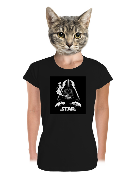 Darth Star dámské tričko premium Black
