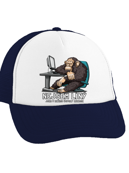 Nejsem líný kšiltovka truckerka French Navy cap