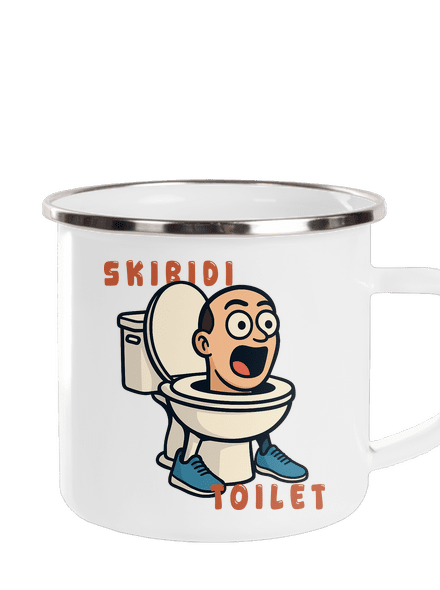 Skibidi Toilet plecháček White