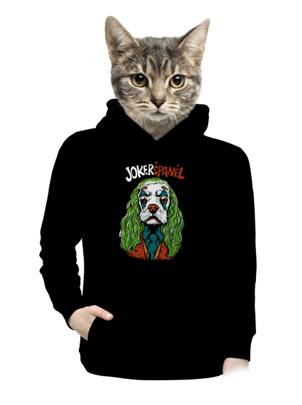 JokerŠpaněl dámská mikina klokanka Black