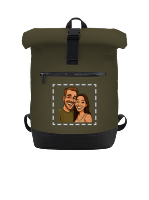 Karikatura z vlastní fotky batoh Military Green
