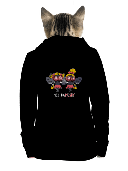 Nej kámušky dámská mikina na zip Black