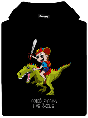 Kluk ve škole dámská mikina klokanka Black