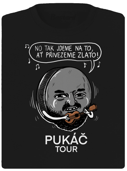 Pukáč tour dámské sportovní tričko Black