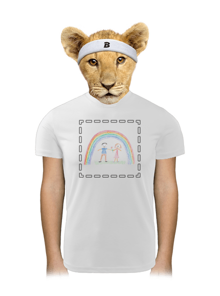 Dětské kresby - nahraj vlastní dětské sportovní tričko White