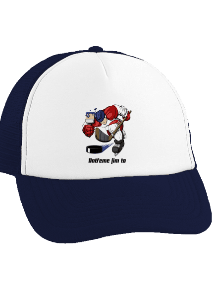 Natřeme jim to - Hokej kšiltovka truckerka French Navy cap