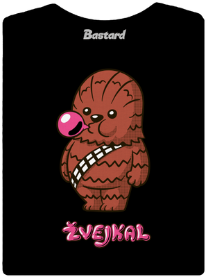 Žvejkal dámské tričko s lemem Black