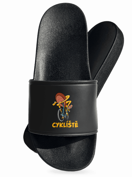Cyklíště pantofle Black