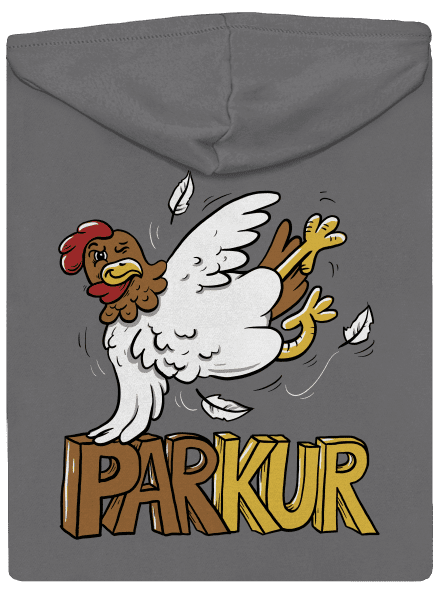 Parkur dámská mikina na zip Steel Gray