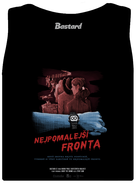 B13: Nejpomalejší fronta dámské tílko klasické Black