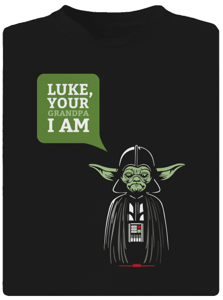 Mr. Yoda: Your grandpa I am dětské sportovní tričko Black