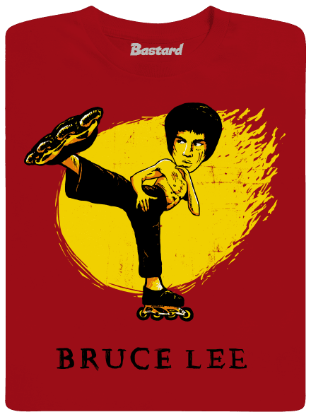 Bruce Lee pánské tričko Red
