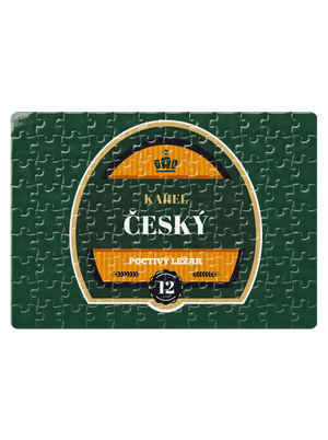 Pivní etiketa puzzle White