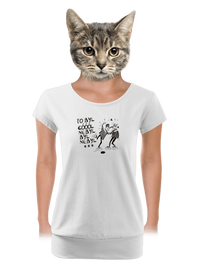 dámské tričko s lemem