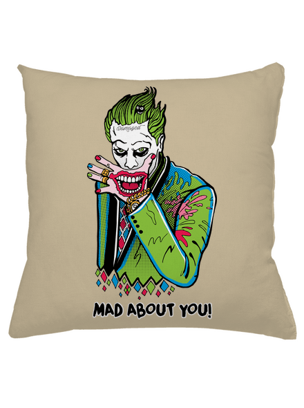 Joker a Harley polštář Beige