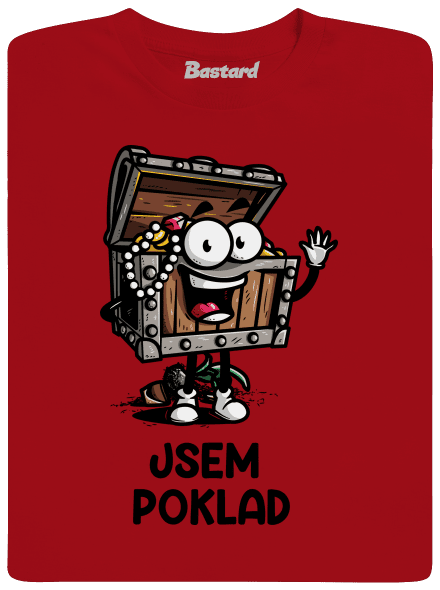 Jsem poklad dětské tričko Red