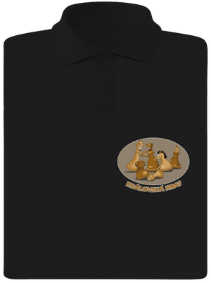 Královská hra pánská polokošile Black