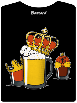 Tři králové dámské tričko s lemem Black